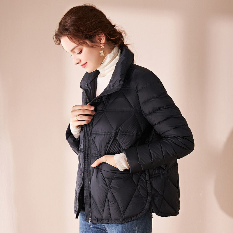 名人瑞裳2020冬季新款轻薄款羽绒服 名人瑞裳羽绒服