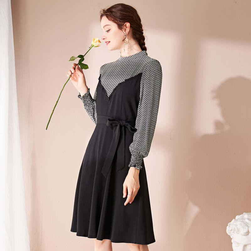 名人瑞裳秋装2020年新款女连衣裙 名人瑞裳连衣裙