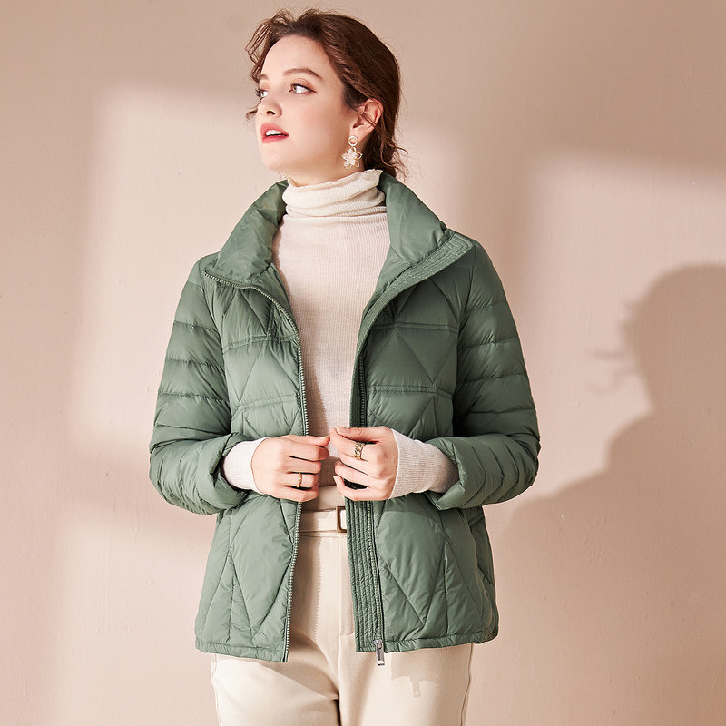 名人瑞裳2020冬季新款轻薄款羽绒服 名人瑞裳羽绒服