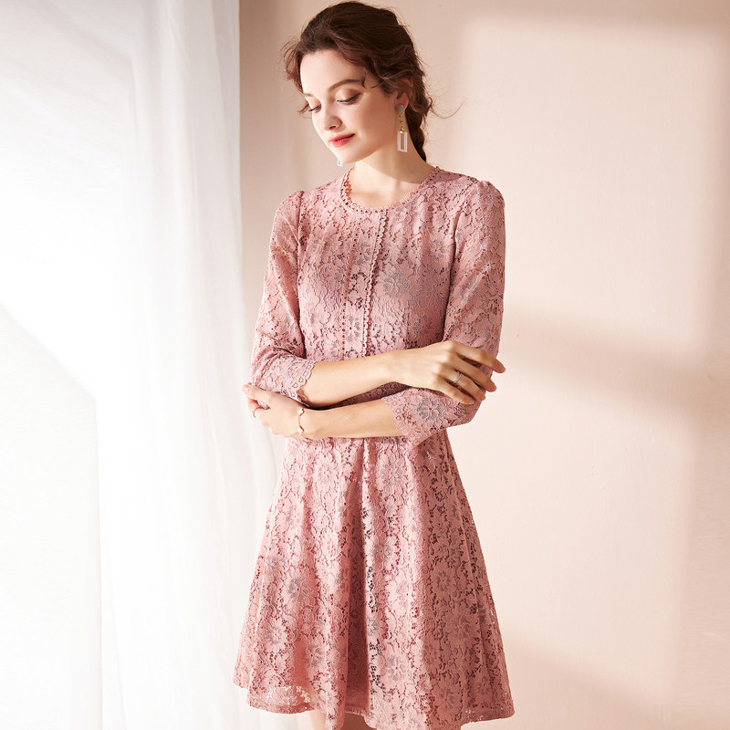 名人瑞裳2020秋季新款高端连衣裙 名人瑞裳连衣裙