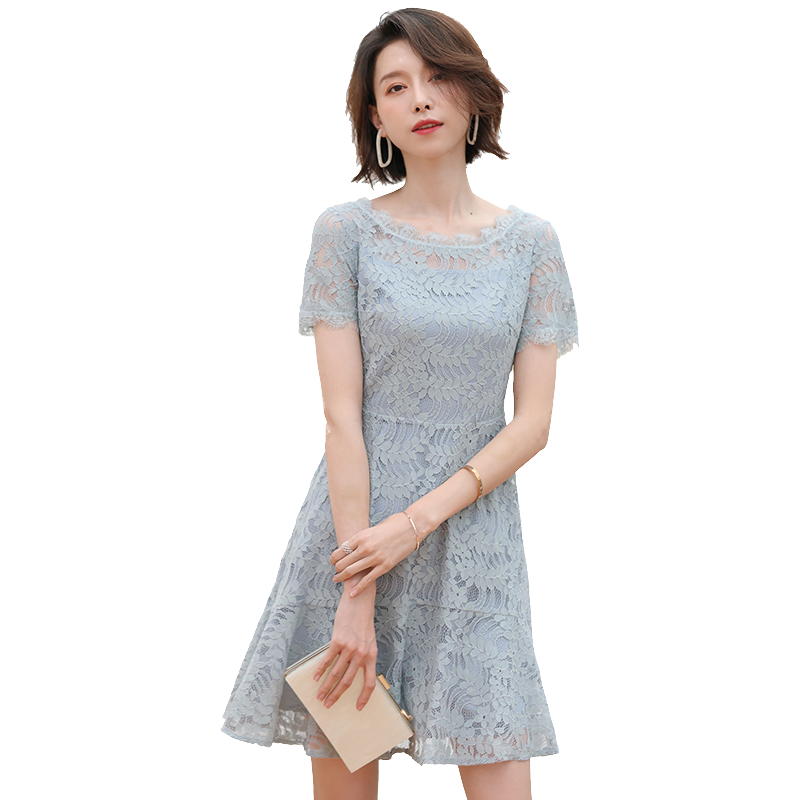 名人瑞裳2021夏季新款黑色连衣裙 名人瑞裳连衣裙