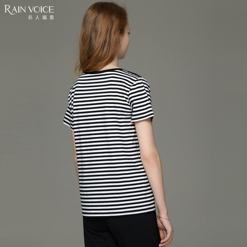 名人瑞裳2017夏装新款通勤女针织衫 名人瑞裳毛针织衫