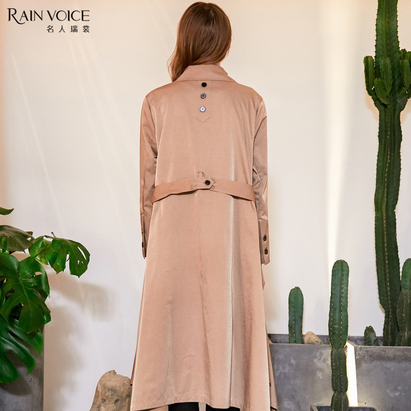 2018春季新款名人瑞裳风衣中长款 名人瑞裳风衣