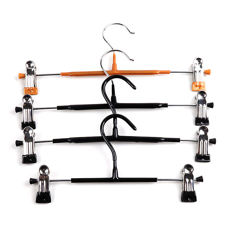 [衣架厂直销]韩版防滑金属浸塑裤架裤夹子无痕裤夹裙夹（10只装）,淘宝优惠券,粉丝福利购,淘宝优惠卷