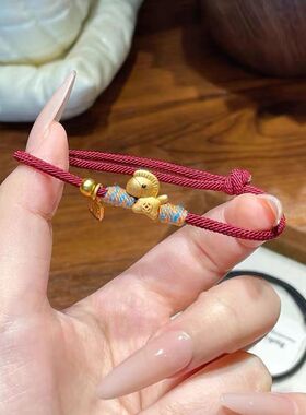 萌趣马上有钱手绳手工精致ins甜美气质好运闺蜜手链本命年礼物