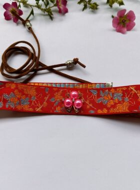 老夫人古风抹额古装头饰眉心眉头女额头发带古风绑带古代少奶奶