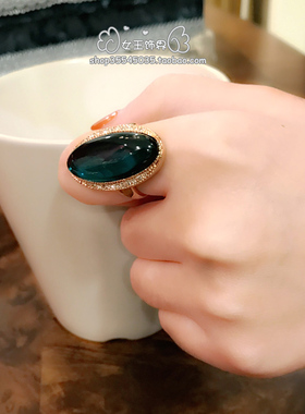 新品日韩欧美版夸张走秀款戒指环