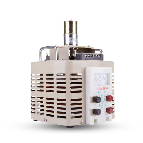 电动交流调压器220V单相自耦TEDGC2-2KW接触式可调压变压器2000W - 图1