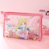 Водонепроницаемая вместительная и большая косметичка, портативная маленькая сумка для хранения, сумка через плечо для путешествий, популярно в интернете