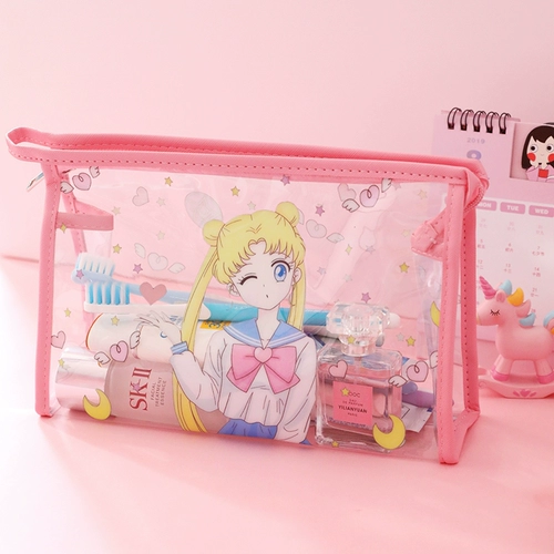 Водонепроницаемая вместительная и большая косметичка, портативная маленькая сумка для хранения, сумка через плечо для путешествий, популярно в интернете