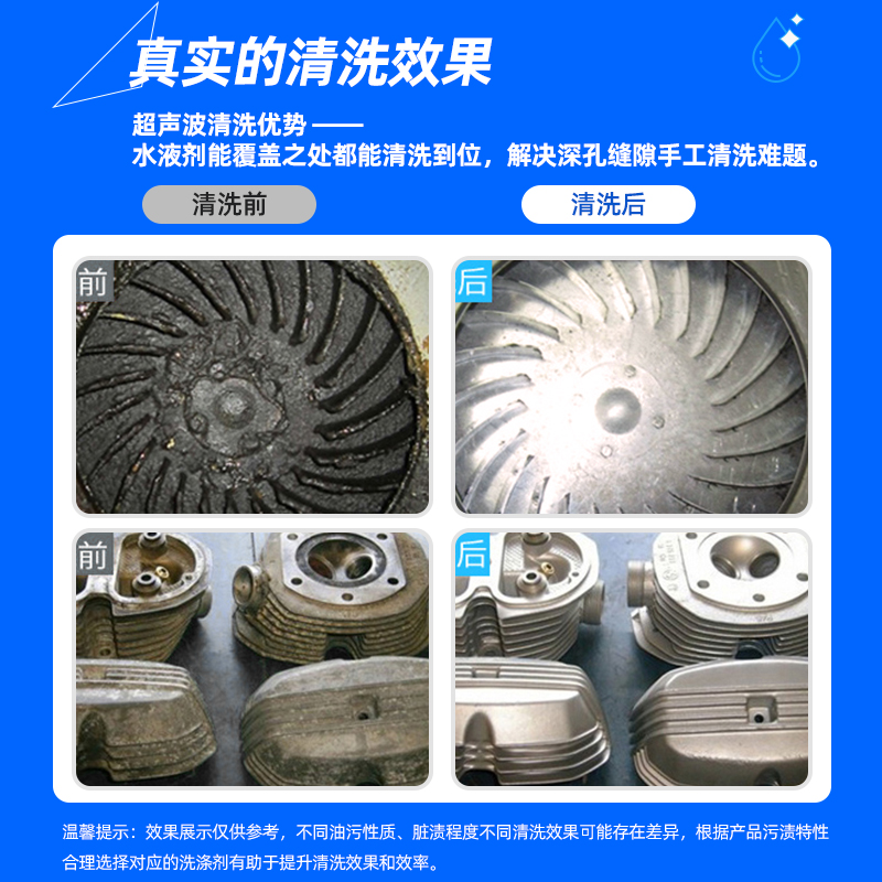 科盟超声波清洗机工业实验室大容量15L五金件除油清洗器KM-615C - 图1