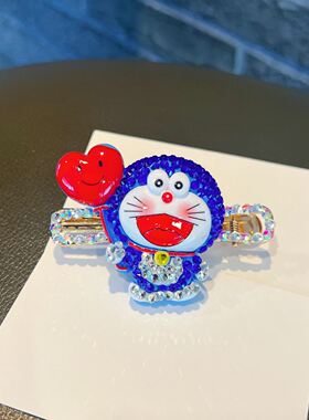 日韩水钻发夹头饰侧边