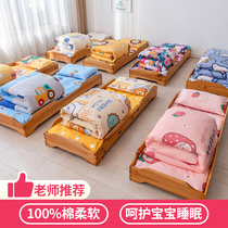 Baby Childrens kindergarten quilt Three sets of small bed items Quilt Cover Nap Mattress Bedding 6 pieces of covered garden suit