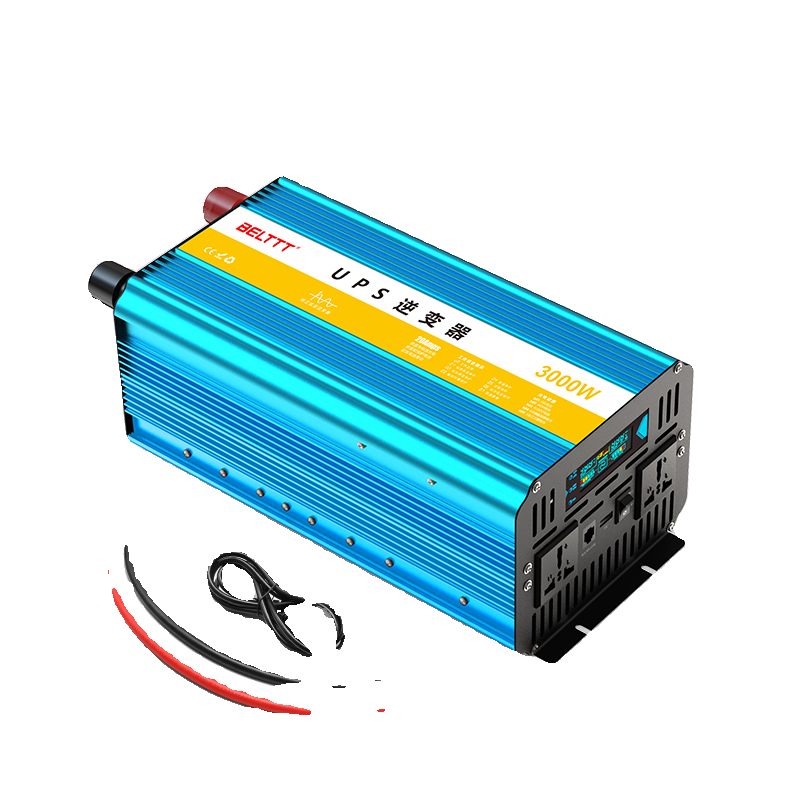 纯正弦波逆变器 足功率带充电UPS 12V24V转220V3000W1000W 转换器