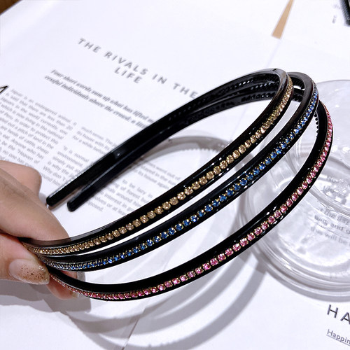 发箍女简约韩国甜美压发带齿防滑发捆发卡头饰发夹子外出洗脸头箍 - 图2