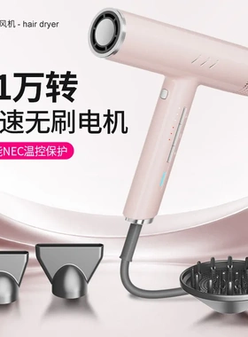 T型无刷吹风机锤子高速吹风机时尚家用发廊电吹风吹风筒英欧美规