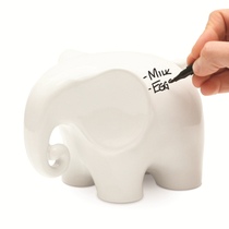 British Luckies Erasable to remember Elephant Creative Cheat Elephant Memo Shelf Ceramic Pendulum GIFT