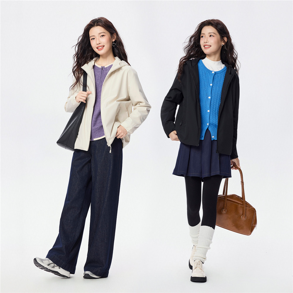 佐丹奴软壳外套女春季新款户外防泼水登山服连帽防风夹克13375664,淘宝优惠券,粉丝福利购,淘宝优惠卷