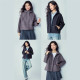 Giordano drop shoulder hooded drawstring trench coat