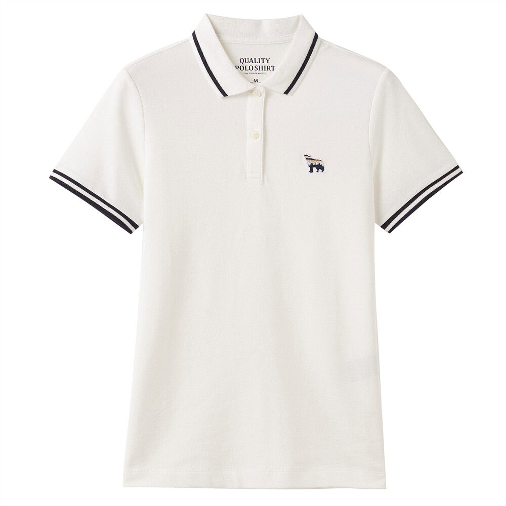 佐丹奴polo衫女装新款北极熊刺绣女 佐丹奴POLO衫