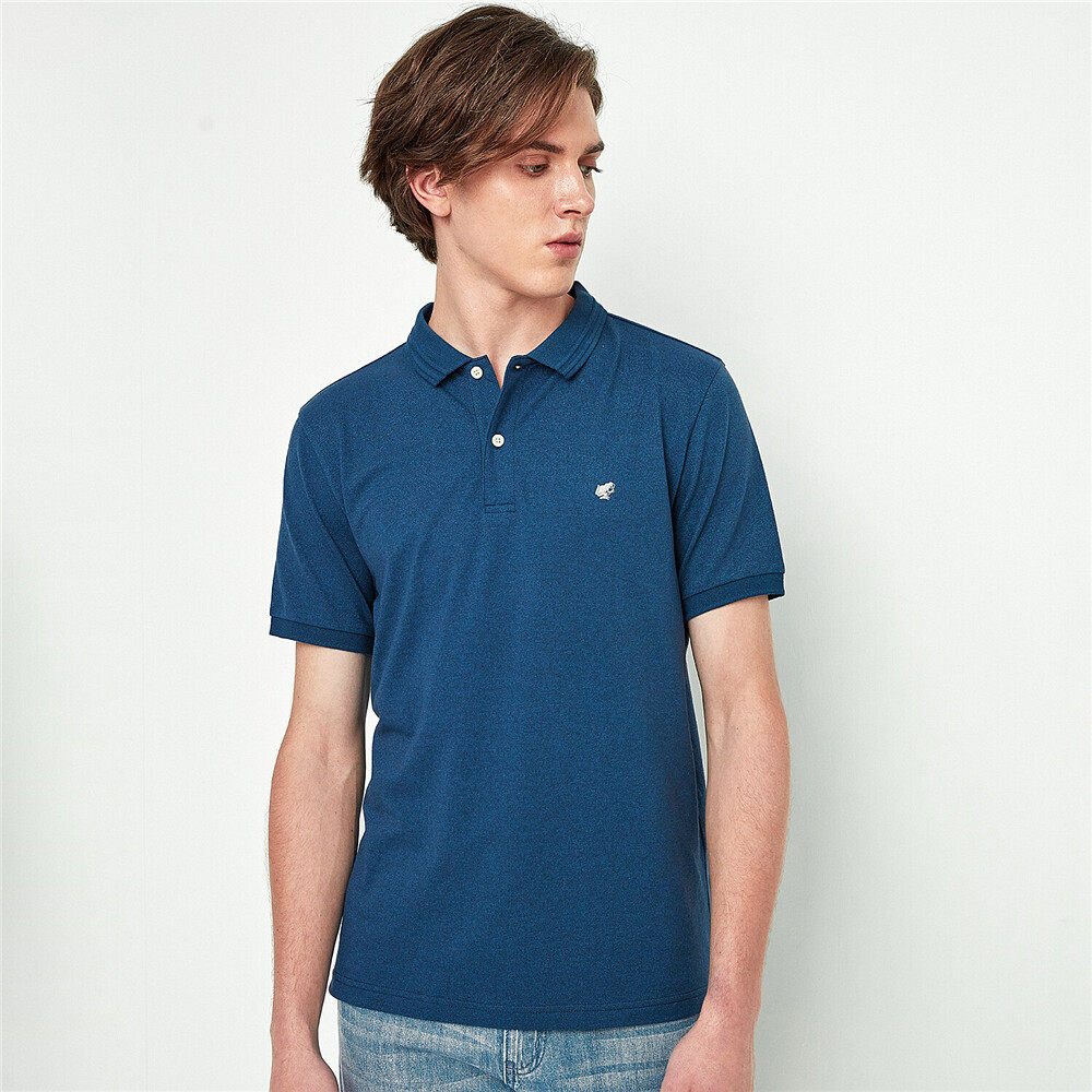 佐丹奴欧美简约刺绣领莱卡男小青蛙 佐丹奴Polo衫