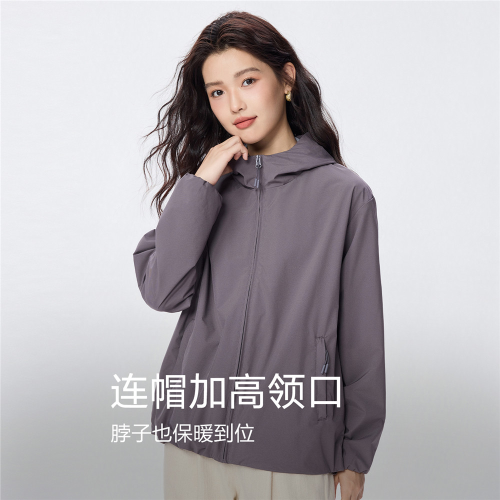 佐丹奴软壳外套女春季新款户外防泼水登山服连帽防风夹克13375664,淘宝优惠券,粉丝福利购,淘宝优惠卷