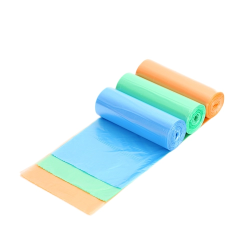 Большой портативный одноразовый пластиковый мусорный мешок для домашнего использования, увеличенная толщина