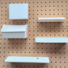 Wooden perforated board display rack accessories for 15mm aperture