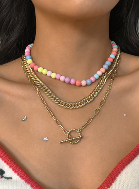 朋克颈链高品质男女通用