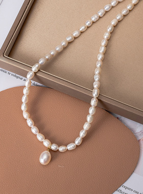 天然淡水真珍珠项链女2025年新款