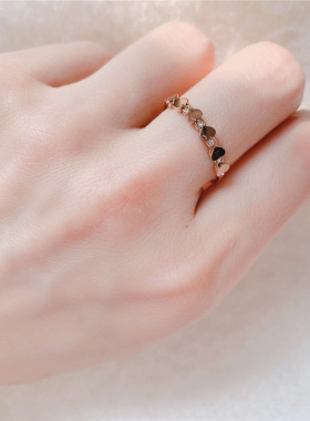 韩版气质时尚优雅简约女钛钢镀