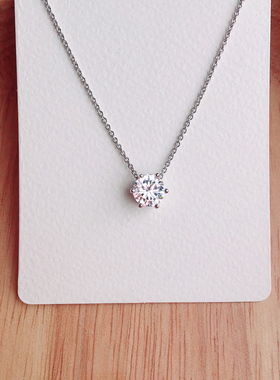 涂鸦水晶仿真钻石百搭女款链