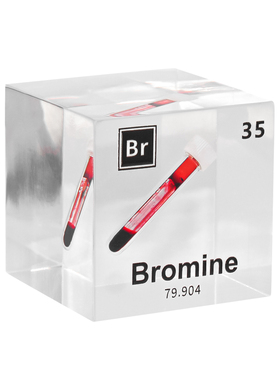 35Br溴元素创意立方体亚克力摆件