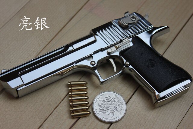 All metal detachable and assembled sand eagle simulation toy