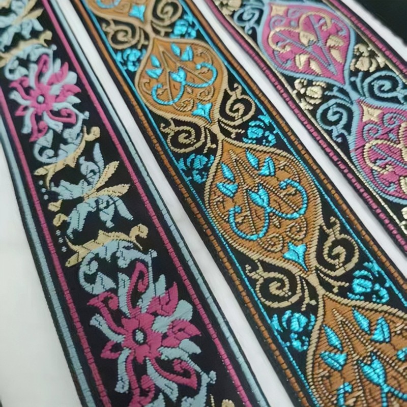 3cm wide ethnic style lace ribbon DIY clothing decoration home fabric curtain decoration accessories clothing and pants extension