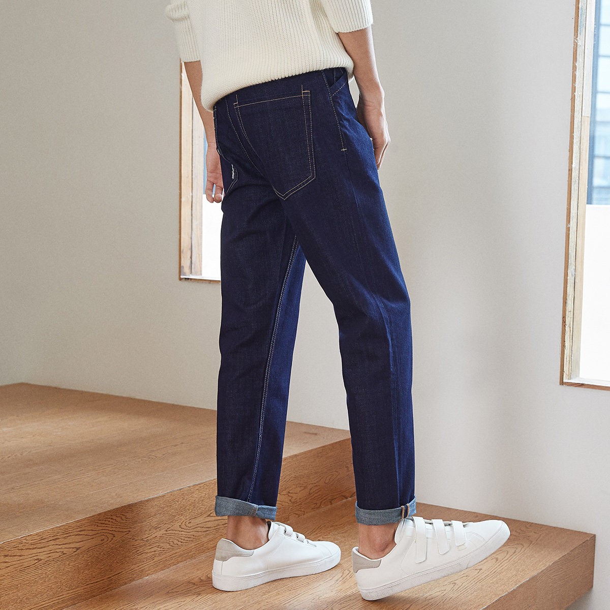 马克华菲男秋季青年休闲基础牛仔裤 马克华菲牛仔裤