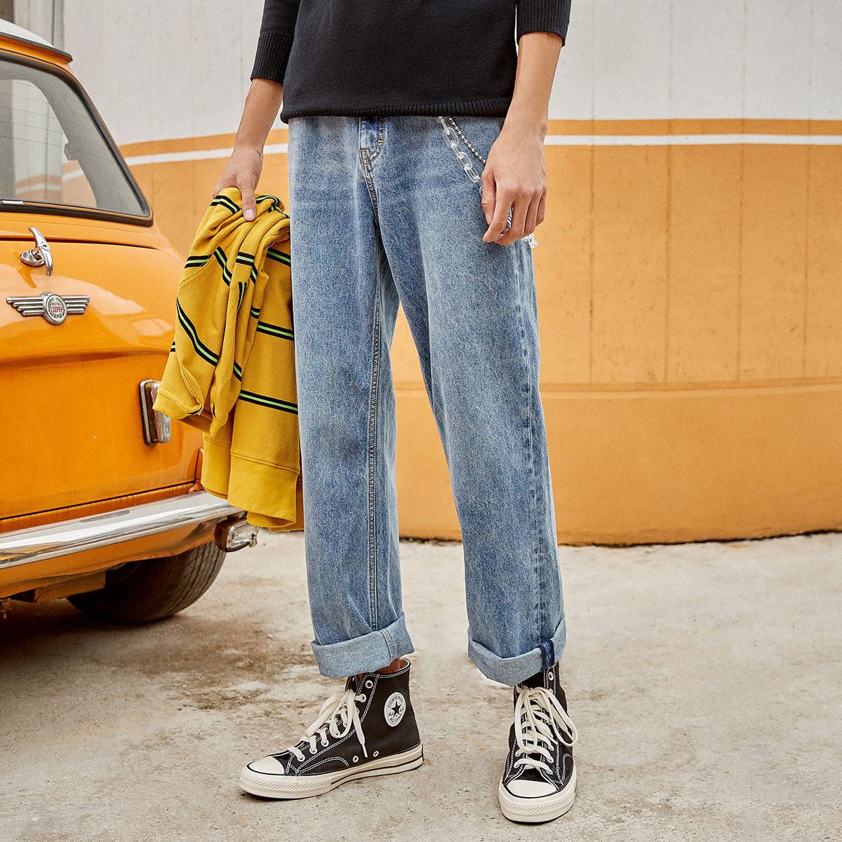 马克华菲潮牌2020秋季新款男牛仔裤 马克华菲牛仔裤