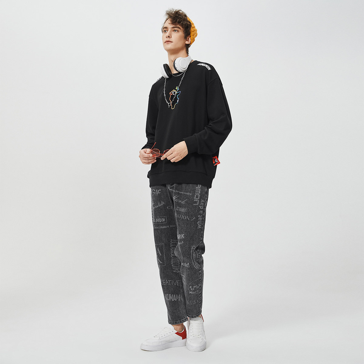 马克华菲潮牌熊本熊联名男2020卫衣 马克华菲卫衣