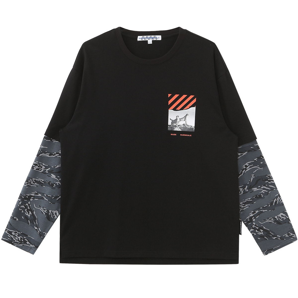 马克华菲潮牌长袖男2020秋季酷t恤 马克华菲T恤