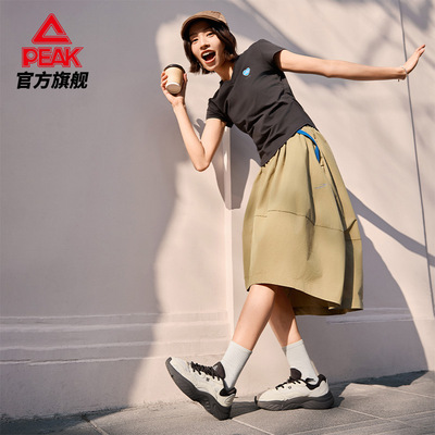 匹克小胖鞋复古百搭厚底老爹鞋