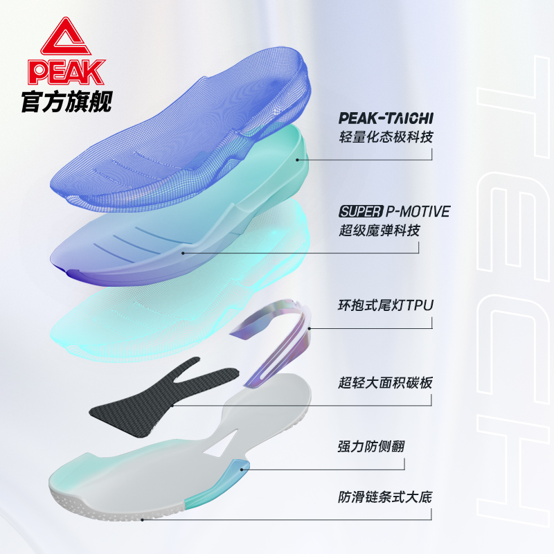 匹克官方旗舰店【预售499】匹克态极闪现3代篮球鞋秋季新款实战耐磨运动鞋男0