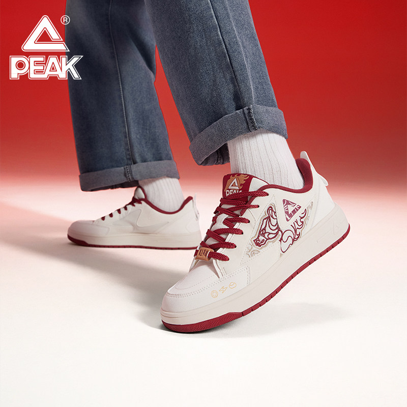 匹克国创态极板鞋男-骉钞力新年红色男鞋秋冬新款运动鞋休闲鞋子,淘宝优惠券,粉丝福利购,淘宝优惠卷