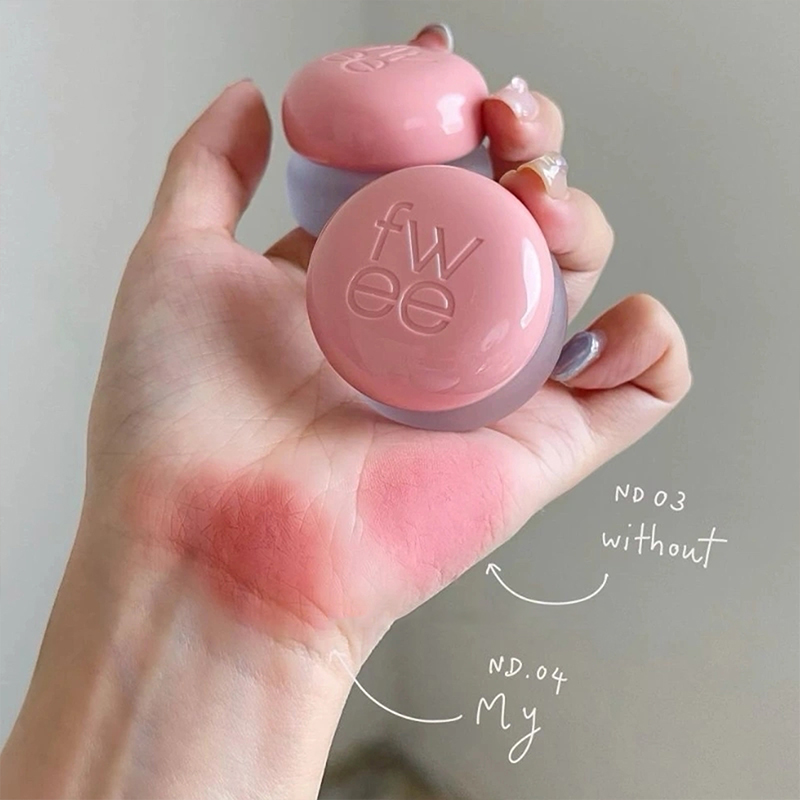 韩国fwee布丁腮红膏唇颊多用霜3D光泽唇彩Without口红唇泥唇釉 - 图2