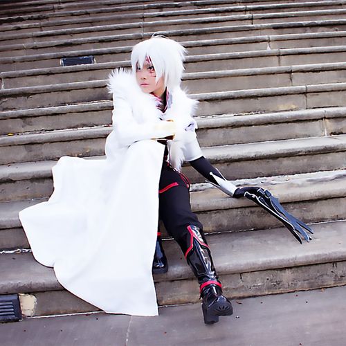 驱魔格雷少年亚连沃克cos服 黑色教团cosplay服装男 全套现货促销 - 图1