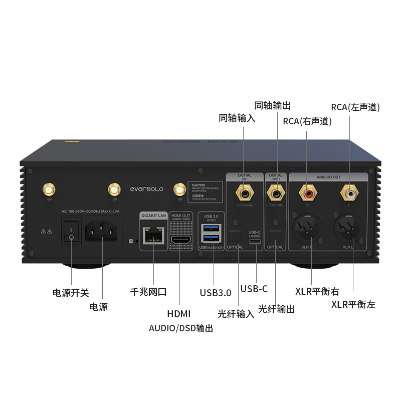 艾索洛 DMP-A6解码器 DSDMQA数字无损音乐播放器 hifi数播一体机-图2