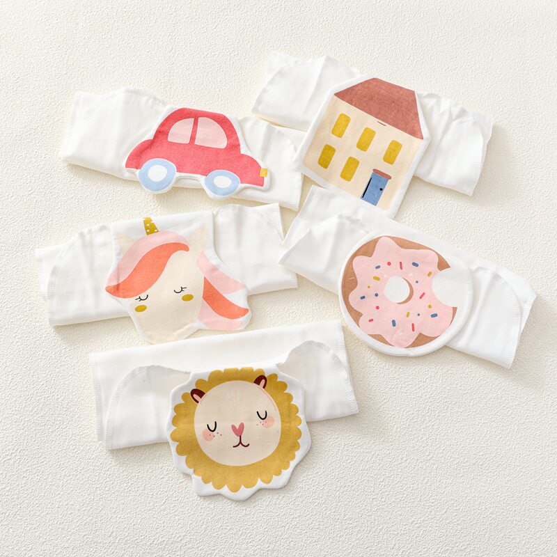 宝宝纯棉纱布垫背巾儿童幼儿园吸汗巾立体卡通男童女孩全棉隔汗巾,淘宝优惠券,粉丝福利购,淘宝优惠卷