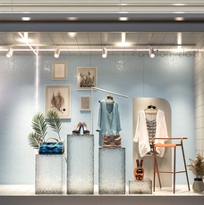 ПММА 透明石头纹展示柜亚克力盒子水波纹展台云朵茶几桌面加工定制