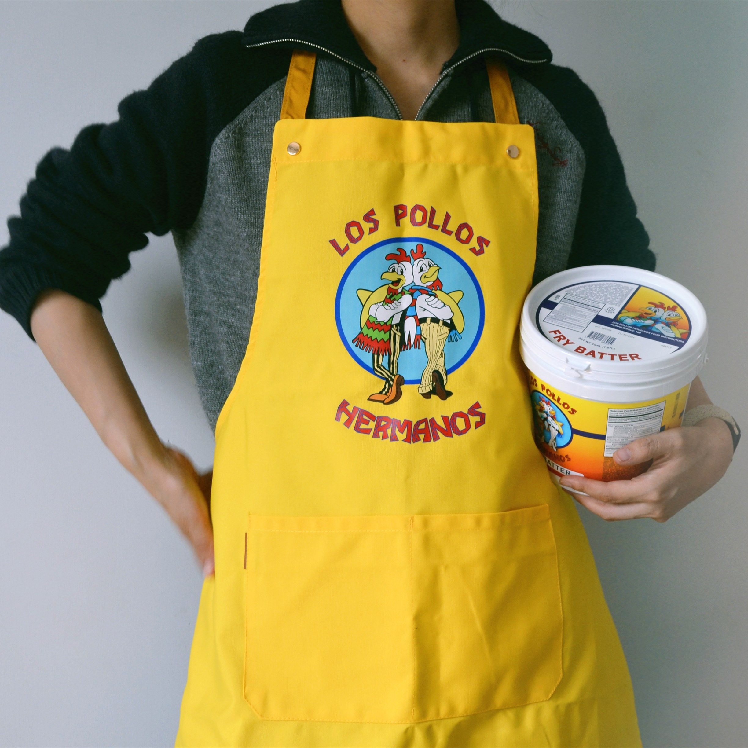 绝命毒师BetterCallSaul炸鸡店lospollos同款食品级塑料收纳桶,淘宝优惠券,粉丝福利购,淘宝优惠卷