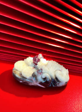 天然辰砂万山朱砂原石单晶体矛头砂水晶镞如意矿标男女款吊坠挂件