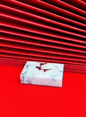 万山辰砂天然朱砂原石吊坠